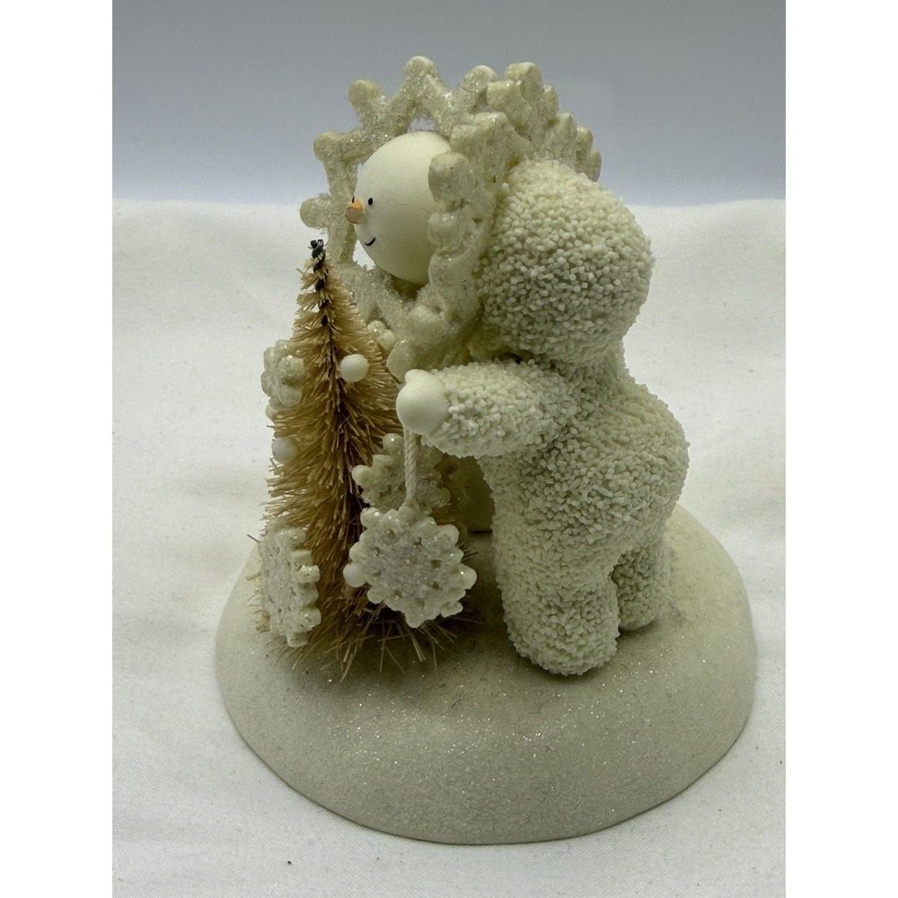 Adorable Department 56 Snowbabies Snowflake Magic Tree Snowman is magical. READ - Picture 2 of 8